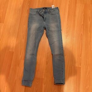 Abercrombie & Fitch Light Blue Hugh Rise Skinny Jeans